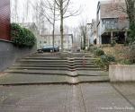 Oppervlakkig afvoeren met goten op hellend terrein